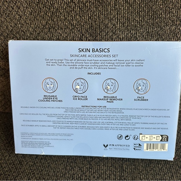 NEW! Holler and glow skin basics 4 piece spa skincare accessories set - Picture 3 of 3